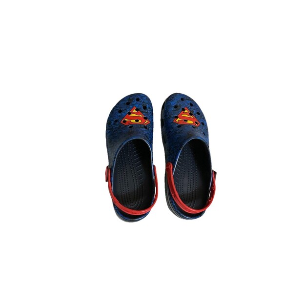 Crocs Superman Classic Clogs Mens Size 13 Blue Red DC Comics main image 4